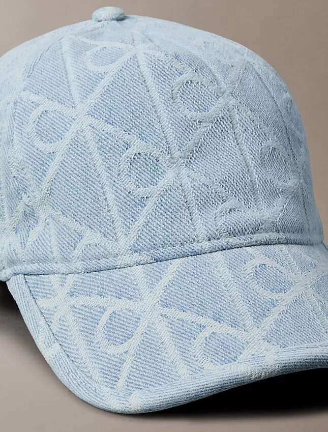 Czapka baseballowa Denim z nadrukiem logo na całej powierzchni Czapka baseballowa Denim z nadrukiem logo na całej powierzchni