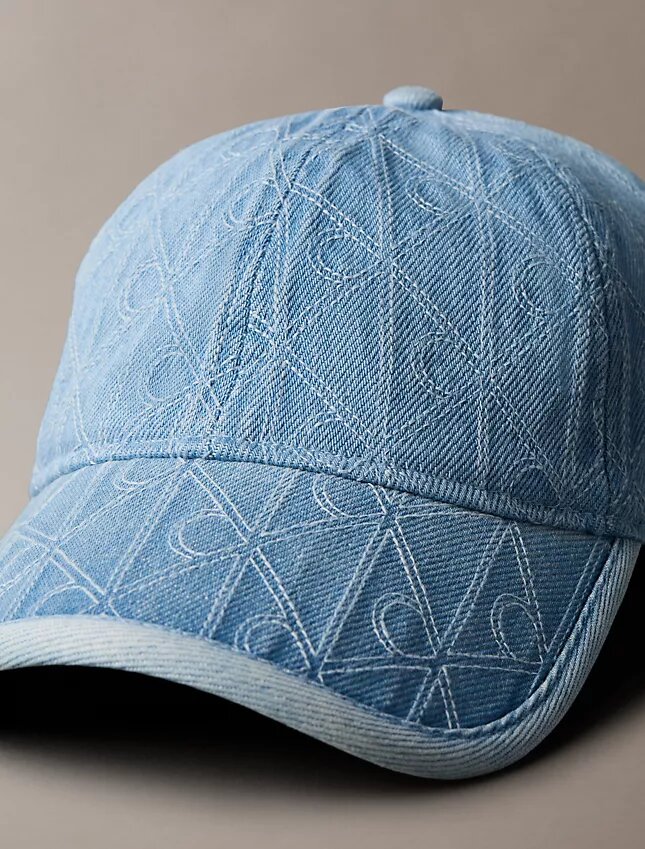 Czapka baseballowa Denim z nadrukiem logo na całej powierzchni Czapka baseballowa Denim z nadrukiem logo na całej powierzchni