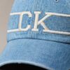 Czapka baseballowa z denimowym logo Monogram Czapka baseballowa z denimowym logo Monogram