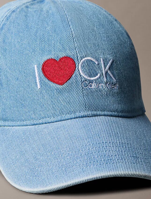 Czapka Denim z nadrukiem „I Love Ck” Czapka Denim z nadrukiem „I Love Ck”
