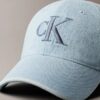 Czapka z monogramem z dżinsu Czapka z monogramem z dżinsu