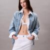 Denim mini spódniczka