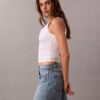 Denim mini spódniczka