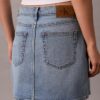 Denim mini spódniczka