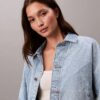Denim Trucker Jacket o luźnym kroju Denim Trucker Jacket o luźnym kroju