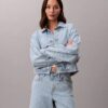 Denim Trucker Jacket o luźnym kroju Denim Trucker Jacket o luźnym kroju