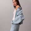 Denim Trucker Jacket o luźnym kroju Denim Trucker Jacket o luźnym kroju
