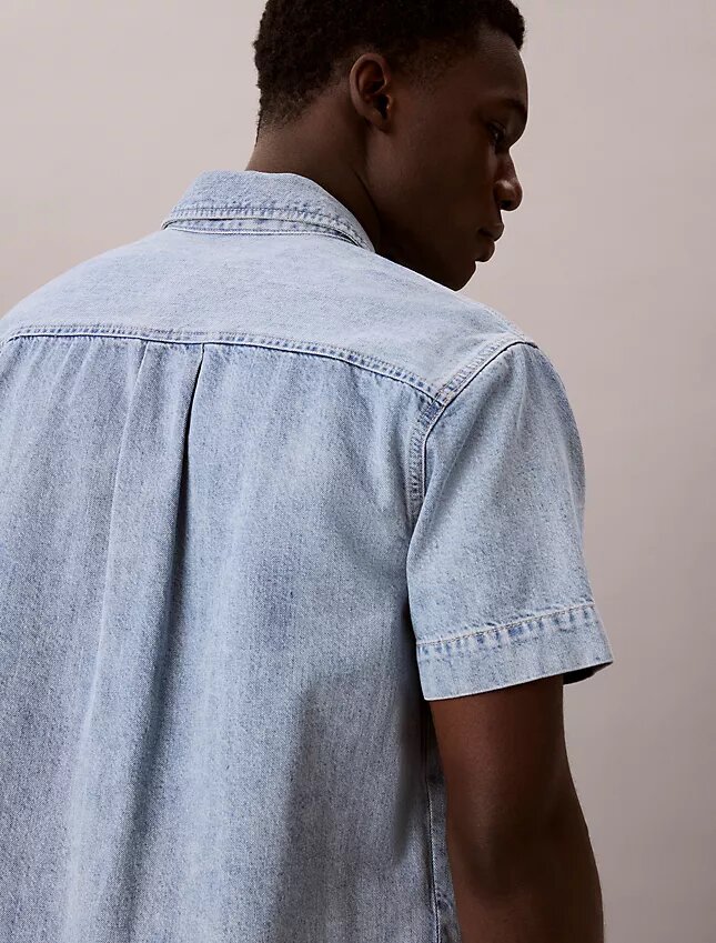 Denim Utility Shirt zapinany na guziki Denim Utility Shirt zapinany na guziki