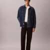 Denimowa koszula oversize z nadrukiem Monogramu 90S Denimowa koszula oversize z nadrukiem Monogramu 90S