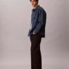 Denimowa koszula oversize z nadrukiem Monogramu 90S Denimowa koszula oversize z nadrukiem Monogramu 90S