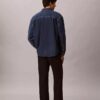 Denimowa koszula oversize z nadrukiem Monogramu 90S Denimowa koszula oversize z nadrukiem Monogramu 90S