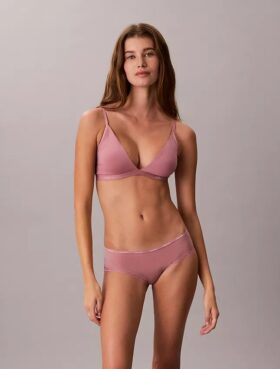 Dopasowany do sylwetki, lekko wyściełany biustonosz typu Bralette w kształcie trójkąta