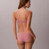 Dopasowany do sylwetki, lekko wyściełany biustonosz typu Bralette w kształcie trójkąta
