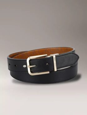 Dwustronny pasek z logo Monogram