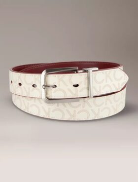 Dwustronny pasek z monogramem