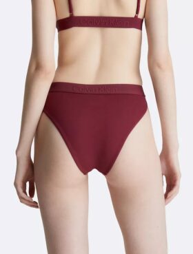 Dóły bikini z wysokim stanem w tonacji kolorystycznej