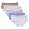 Dziewczynki Cotton Stretch Hipster, zestaw 6 sztuk Dziewczynki Cotton Stretch Hipster, zestaw 6 sztuk