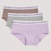 Dziewczynki Hipster z Cotton Stretch, 3 sztuki Dziewczynki Hipster z Cotton Stretch, 3 sztuki