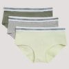 Dziewczynki Hipster z Cotton Stretch, 3 sztuki Dziewczynki Hipster z Cotton Stretch, 3 sztuki