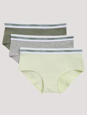 Dziewczynki Hipster z Cotton Stretch, 3 sztuki