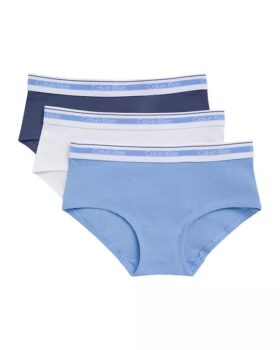 Dziewczynki Hipster z Cotton Stretch, 3 sztuki