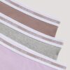 Dziewczynki Hipster z Cotton Stretch, 3 sztuki Dziewczynki Hipster z Cotton Stretch, 3 sztuki