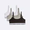 Dziewczynki Modern Cotton 3-pack Bralette Dziewczynki Modern Cotton 3-pack Bralette