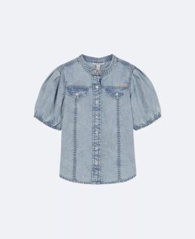 Dziewczynkowa koszula Denim zapinana na guziki