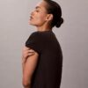 Elastyczna koszulka dziecięca z tkaniny Modal typu drop needle Elastyczna koszulka dziecięca z tkaniny Modal typu drop needle