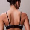 Elastyczny Bralette trójkątny z Microfiber z nadrukiem Monogramu i lekką podszewką Elastyczny Bralette trójkątny z Microfiber z nadrukiem Monogramu i lekką podszewką