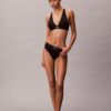 Elastyczny Bralette trójkątny z Microfiber z nadrukiem Monogramu i lekką podszewką Elastyczny Bralette trójkątny z Microfiber z nadrukiem Monogramu i lekką podszewką