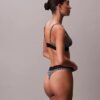 Elastyczny Bralette trójkątny z Microfiber z nadrukiem Monogramu i lekką podszewką Elastyczny Bralette trójkątny z Microfiber z nadrukiem Monogramu i lekką podszewką
