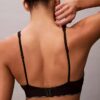Elastyczny Bralette trójkątny z Microfiber z nadrukiem Monogramu i lekką podszewką Elastyczny Bralette trójkątny z Microfiber z nadrukiem Monogramu i lekką podszewką