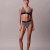 Elastyczny Bralette trójkątny z Microfiber z nadrukiem Monogramu i lekką podszewką Elastyczny Bralette trójkątny z Microfiber z nadrukiem Monogramu i lekką podszewką