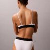 Elastyczny Bralette trójkątny z Microfiber z nadrukiem Monogramu i lekką podszewką Elastyczny Bralette trójkątny z Microfiber z nadrukiem Monogramu i lekką podszewką