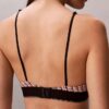 Elastyczny Bralette trójkątny z Microfiber z nadrukiem Monogramu i lekką podszewką Elastyczny Bralette trójkątny z Microfiber z nadrukiem Monogramu i lekką podszewką