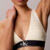Elastyczny Bralette trójkątny z Microfiber z nadrukiem Monogramu i lekką podszewką Elastyczny Bralette trójkątny z Microfiber z nadrukiem Monogramu i lekką podszewką