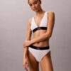Elastyczny Bralette trójkątny z Microfiber z nadrukiem Monogramu i lekką podszewką Elastyczny Bralette trójkątny z Microfiber z nadrukiem Monogramu i lekką podszewką