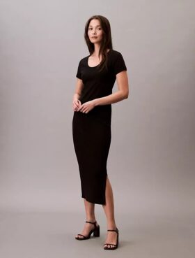 Elegancka bawełniana sukienka midi