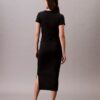 Elegancka bawełniana sukienka midi Elegancka bawełniana sukienka midi