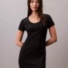 Elegancka bawełniana sukienka midi Elegancka bawełniana sukienka midi