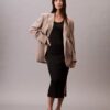 Elegancka bawełniana sukienka midi Elegancka bawełniana sukienka midi