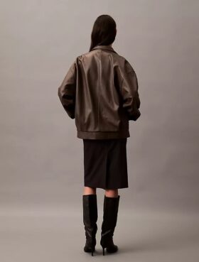 Elegancka spódnica ołówkowa z elastycznego materiału