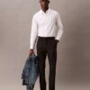 Eleganckie spodnie slim fit z elastycznego materiału Eleganckie spodnie slim fit z elastycznego materiału