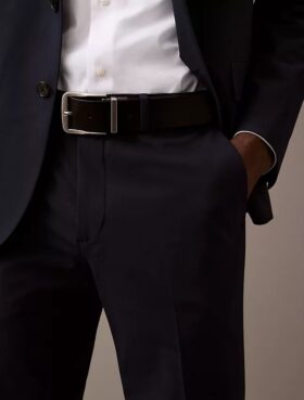 Eleganckie spodnie slim fit z elastycznego materiału