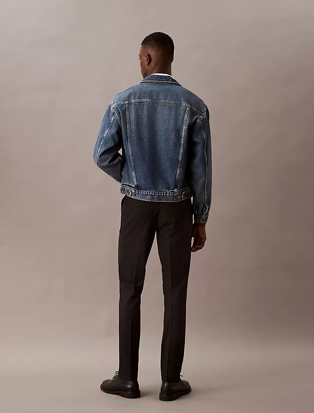 Eleganckie spodnie slim fit z elastycznego materiału Eleganckie spodnie slim fit z elastycznego materiału