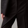 Eleganckie spodnie z szerokimi nogawkami z elastycznego materiału Eleganckie spodnie z szerokimi nogawkami z elastycznego materiału