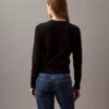 Gładki, luźny sweter z Monogramem Gładki, luźny sweter z Monogramem