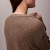 Gładki, luźny sweter z Monogramem Gładki, luźny sweter z Monogramem