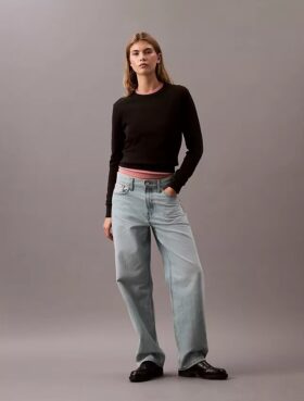 Gładki sweter bawełniany Gładki sweter bawełniany